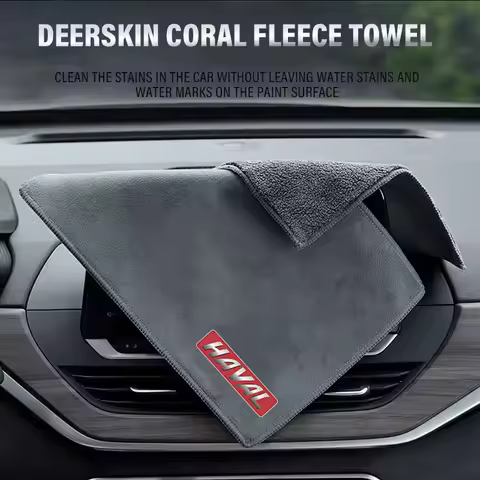 Car Cleaning Drying Rag Cloth Wash Microfiber Car Accessories For Haval Jolion F7 f7x H6 2021 F7x H2