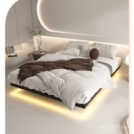 Light Online Apartment Iron Bed Double Main Bed Bedside Red Frame B & B Hollow Bed Iron Bed Luxury P