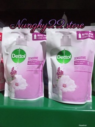 Dettol hand wash sabun cuci tangan refil 200ml sensitive