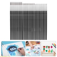 Best 30 Pieces Fine Paint Brushes 3 Size Tiny Detail Paint Brush Small Liner Tip Paint Brushes 0 00 