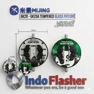 MIJING GK20A GK20 Toughened Insulated Glass Fixture - Rotary Vise PCB Clamp Holder