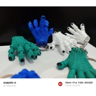 GANTUNGAN Hand Articulation Keychain Wednesday Hand Flexible/ 3D print