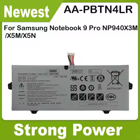 YDLBAT 3530mAh AA-PBTN4LR Laptop Battery for Samsung Notebook 9 Pro NP940X3M NP940X5M NP940X5N