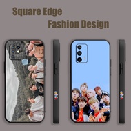 BTS spotify DX012 For Realme 5 Pro C17 9 Narzo 50A 50 V23 Plus Phone Case Square Edge