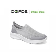 👨รองเท้าแตะ (OOFOS) รองเท้าผ้าใบสำหรับการฟื้นฟูสุขภาพสำหรับผู้ชาย รองเท้าผ้าใบแขนยาว Oomg Sport สวมใ