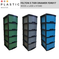 【 Ready Stock】 ☃5 Tier Plastic Drawer / Plastic Cabinet  Fully Assemble❃