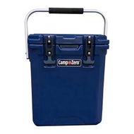 CAMP-ZERO 16L Tall Cooler/Ice Chest with 2 Molded-in Cup Holders ＆ Folding Aluminum Handle | Thick Walled, Freezer Grade Cooler with Secure L並行輸入