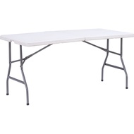 Foldable Table Outdoor Retractable 180 * 74cm Thin Plastic Table Blowing Plastic PE Export Outdoor T