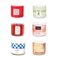 3 Wick Scented Candle Gingham