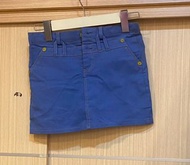 B119-藍色迷你短裙