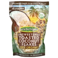 Edward & Sons Lets Do Organic 100% Organic Unsweetened Toasted Coconut Flakes 7 oz (200 g)