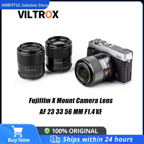 Viltrox 23mm 33mm 56mm F1.4 XF Lens Auto Focus Large Aperture Portrait Lenses for Fujifilm Fuji X Mo