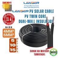 LEADER Solar Cable 2x4mm2 2x6mm2 Leader PV Twin Core Wire