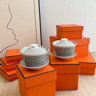Hermes 馬賽克茶杯組