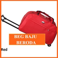 Beg Besar Pakaian Balik Kampung Beroda Mudah Dibawa Large Capacity Oxford Duffel Travel Bag With Tro