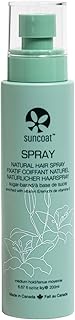 Suncoat Products Inc. Sugar-Based Natural Hair Styling Spray Fragrance-Free (6.7 Fl. Oz.) Packaging 