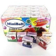 grosir permen karet miniball 1 pak isi 100 pcs