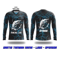 Kaos Baju jersey jersy mancing mania fishing Lengan Panjang premium cu