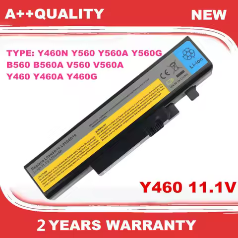 New Laptop Battery for LENOVO Ideapad Y460N Y560 Y560A Y560G B560 B560A V560 V560A Y460 Y460A Y460G