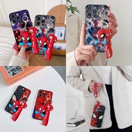 Cool Spider-Man Toy Pendant Phone Case  For Huawei Y9 Y7 Y6 Y5 Pro Pirme 2018 2019 Y5P Y7A Y7P Y8P Y9A Y9S Y6S P50 P50E P60 Pro Casing Soft Silicone Shockproof Cove