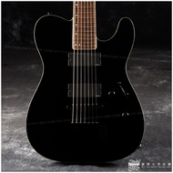 ESP E-II T-E7 Black Satin EMG Pickup Seven-String Japanese Electric Guitar