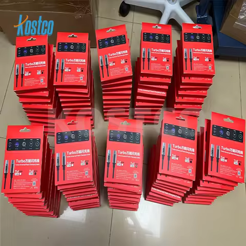 I2C Turbo TU1 TU2 65W 120W High-Power Universal Flash Charging Cable for IOS Android Mobile Phones R