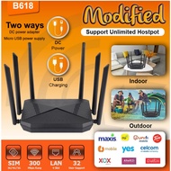 4G/5G B618 router, 300Mbps modem, 6 antennas, 4LAN port, global card insertion, plug and play support for RJ45 interface