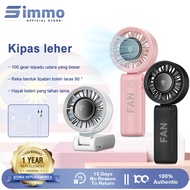 Simmo kipas Portable Fan 100 Gears 5000 rpm Handheld Fan 90°Adjustable Folding kipas tangan kipas mi