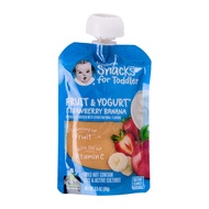 Gerber Snacks For Toddler Fruit And Yogurt Strawberry Banana Baby Snacks 12+M