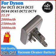 22.2V 3000mAh Vacuum Cleaner Battery for Dyson V6 V7 V8 V10 DC31 DC34 DC35 DC44 DC45 DC72 DC74 Recha