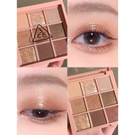 3CE Eyeshadow Palette Taro Puree Palette Cement smoother Butter Green Blue 12 Colors Jiugongge Earth