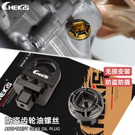 Chekis for YAMAHA NMAX155 AEROX155 NVX155 V3 V2 V1 Modified two-tone design anti-theft gear screw ca