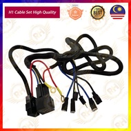 H1 Cable Set UNIVERSAL WIRA WAJA VIOS CITY FOG LAMP HEAD LAMP SOCKET CABLE WIRE KIT WITHOUT RELAY