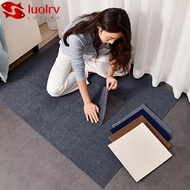 LUOLRV Carpet Floor Tiles Sticker, 40x40cm Self Adhesive Rug Carpet Tiles, DIY Peel and Stick Anti S