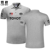 Toyota GR Modified 86 Corolla JDM Workwear Polo Shirt Short Sleeve Turn-down Collar Cotton Youth Sum