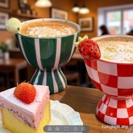 Molly Preferred ins High-Appearance Hand-Painted Mug High Temperature Resistant Ceramic Coffee Cup G