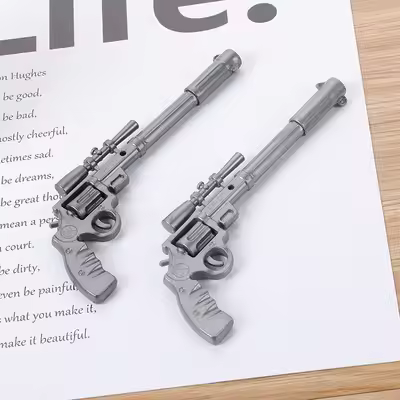 Revolver Shaped Ballpoint Pen Cute Oil Pen Taobao Giveaway Student Gift Signature Ballpoint Pen