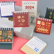 [milliongridnew] 2024 Mini Desk Calendar Office School Supplies Calendar Desk Record Time Calendar Monthly Planner Desk Accessories Decoration GZY