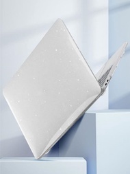 閃光透明 MacBook 保護殼兼容 MacBook Air Pro，13/14/15/16 英寸電腦保護殼塑料硬殼外殼筆記本電腦保護套，A2485 A2442 A1466 A1369 M2，A941，1套（2 件）
