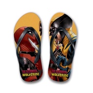 Wolverine / MOBILE LAGEND printed children's flip-flops