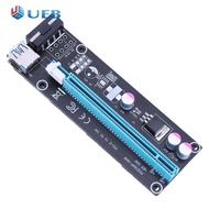 Pcie PCI EXPRESS 1X đến 16X Bộ chuyển đổi Bộ mở rộng SATA đến 4pin điện PCI-E Card nâng cho GPU