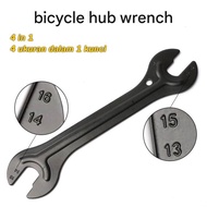 Bicycle Wrench Spanner 4 in 1 Spanner 13 14 15 16 mm Black Pedal Hub Wrench