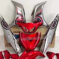 COVERSET YAMAHA LC 135 V2,V3,V4,V5,V6,V7 BATIK SILVER