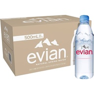 Evian Natural Mineral Water 24 x 500ml - Case