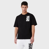 Armani Armani EA7 Men's Round Neck Short-Sleeved T-Shirt Back Printed Fashion Half-Sleeved