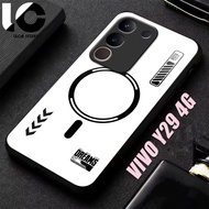 Casing hp VIVO Y29 4G Softcase VIVO Y29 4G Case Glossy Casing Shiny Glass Protector hp Phone Accesso