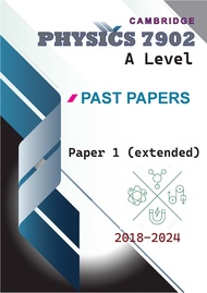 Cambridge AS and A Level Physics [9702] Past Papers [Paper 1-MCQ] [Year 2018 - 2024 (Oct/Nov Session