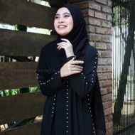 SADYA Abaya | Pearl Abaya Black Abaya Arabic Abaya Turkey Abaya Plain Abaya Pearl Abaya
