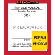 Case Tractor 580 580K Phase 3 Backhoe Loader Workshop Services Manual Part Catalog Catalogue (Pendri