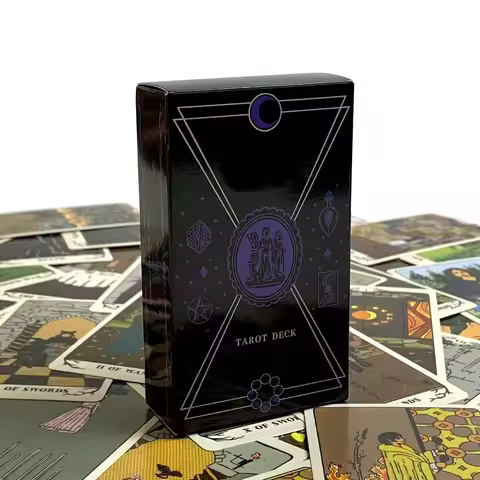 Agatha All Along Tarot Deck A 78 Cards Deck English Version Fate Divination Board Games Cards Game,